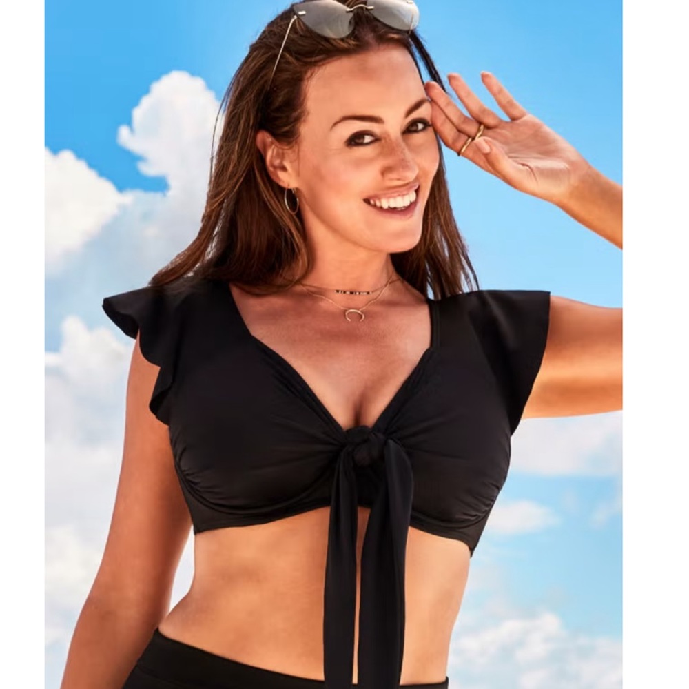 Swimsuits For All Black Bikini Top